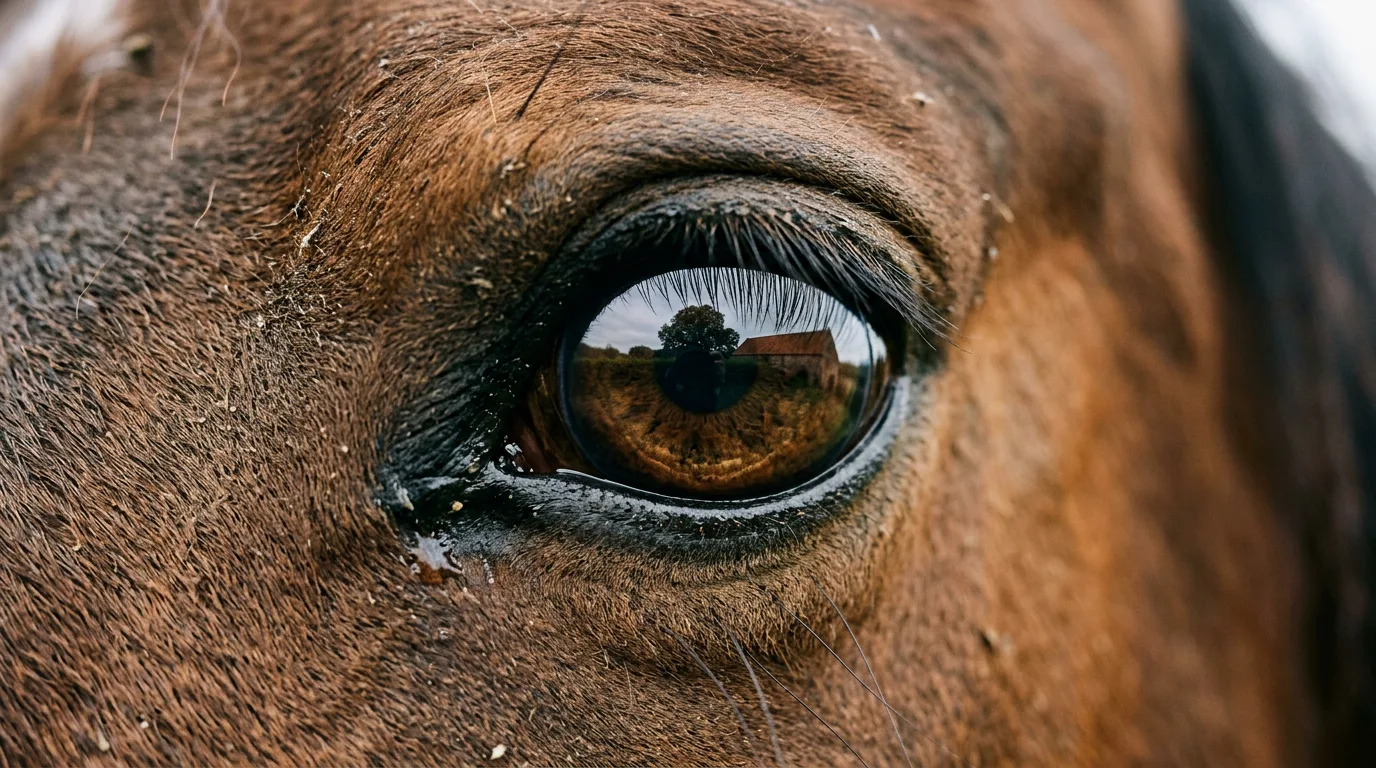Un regard de cheval, Les Écuries de Grange-Neuve, Arbusigny
